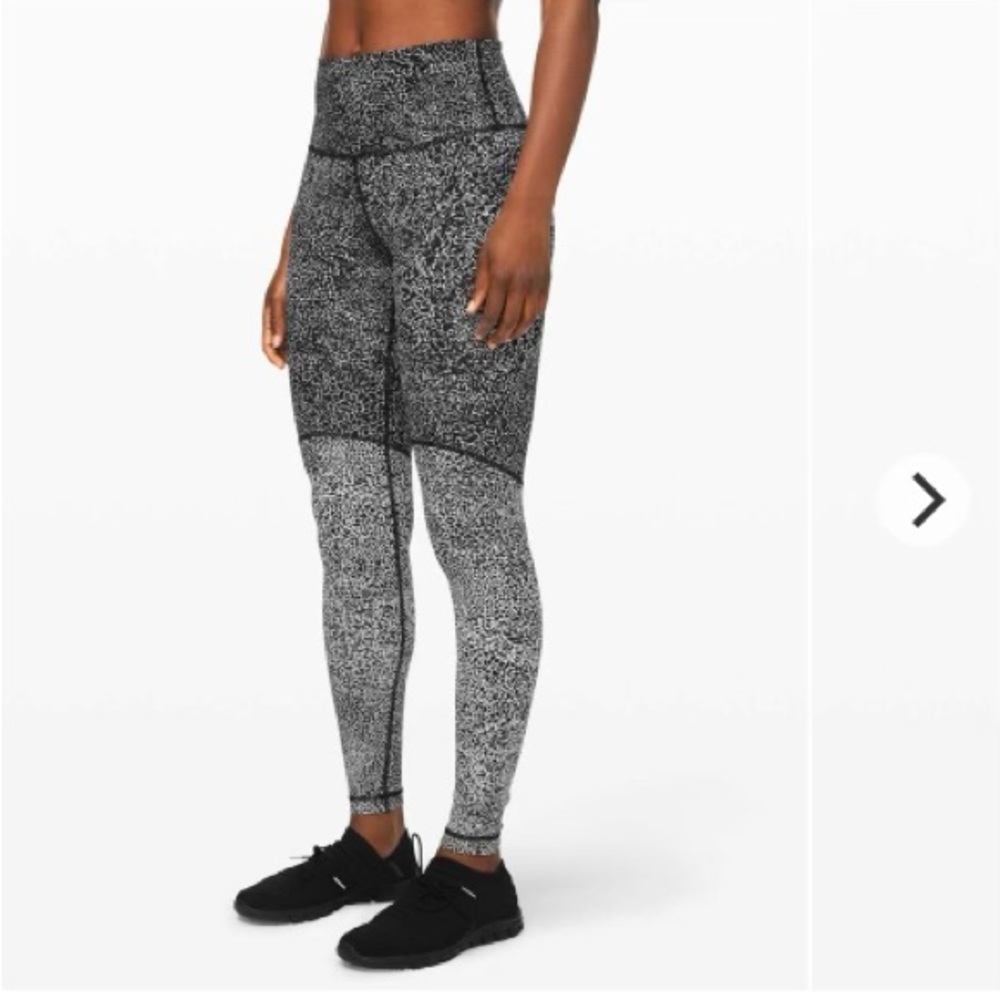Lululemon | Wunder Under High-Rise Tight *Blocked Full-On Luxtreme 28" | Size 4
